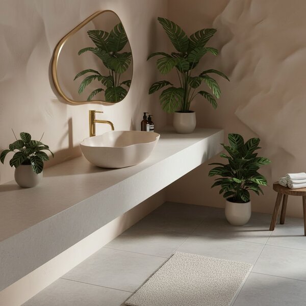 Countertop washbasin Rea Pearl Warm