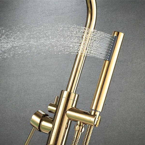 Free-standing faucet Rea Lungo Gold