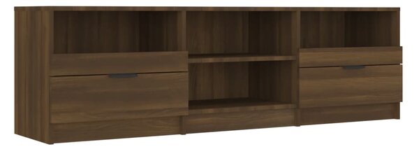 TV Cabinet Brown Oak 150x33.5x45 cm Engineered Wood