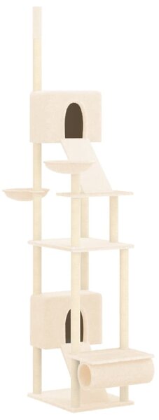 Floor to Ceiling Cat Tree Cream 277-303 cm