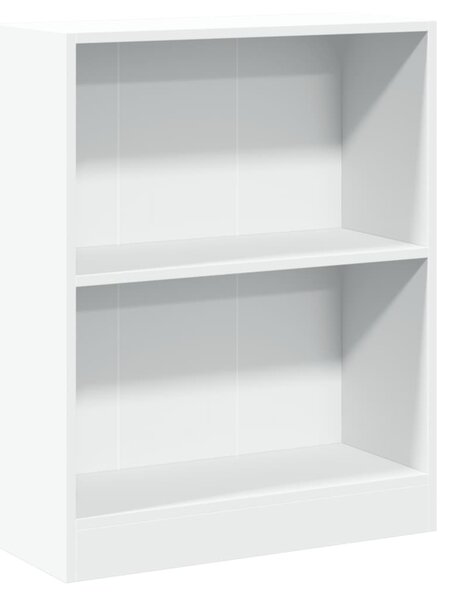 Bookshelf White 60x24x76 cm Engineered Wood