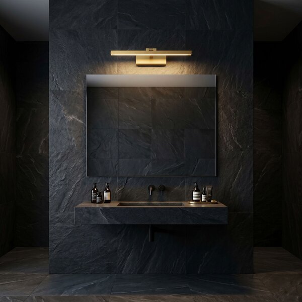Bathroom LED wall sconce APP1863-1W 40cm BRUSH GOLD