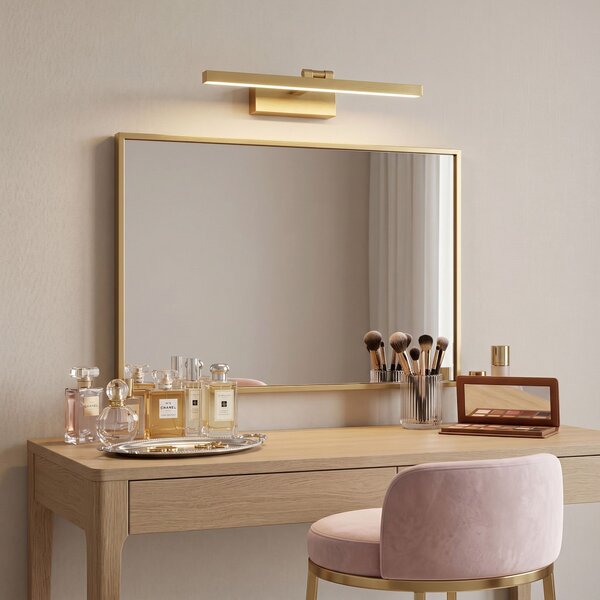 Bathroom LED wall sconce APP1864-1W 60 cm BRUSH GOLD