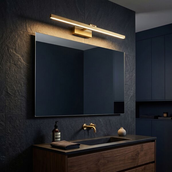 Bathroom LED wall sconce APP1865-1W 80 cm BRUSH GOLD