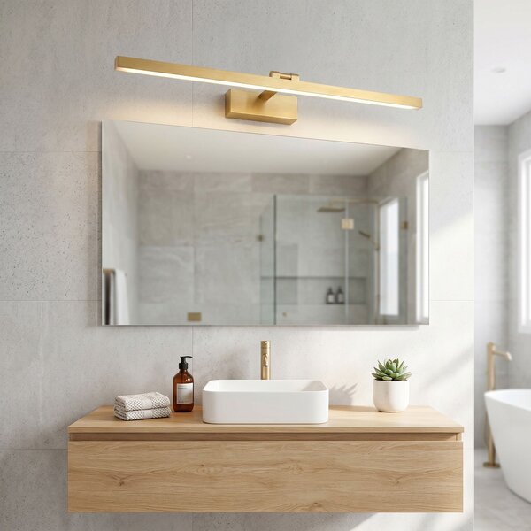Bathroom LED wall sconce APP1865-1W 80 cm BRUSH GOLD
