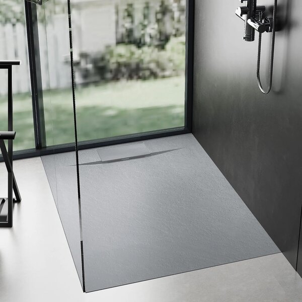 Shower tray Bazalt Grey 90x90