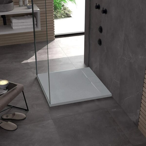 Shower tray Bazalt Grey 90x90