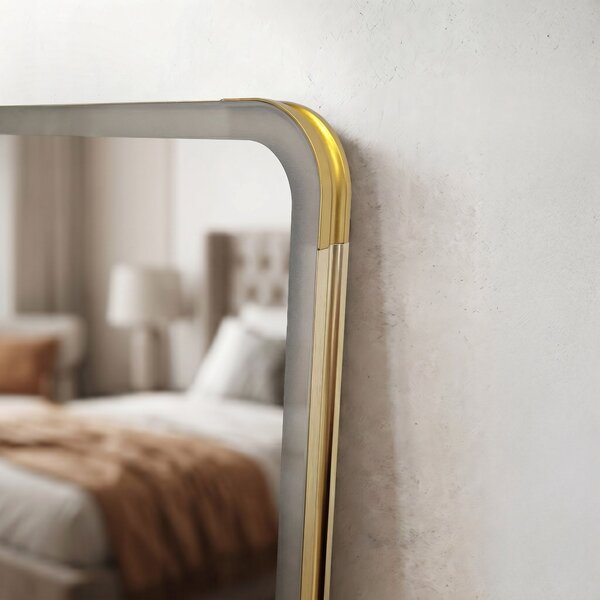 Mirror LED Classico 60x170cm Brush Gold