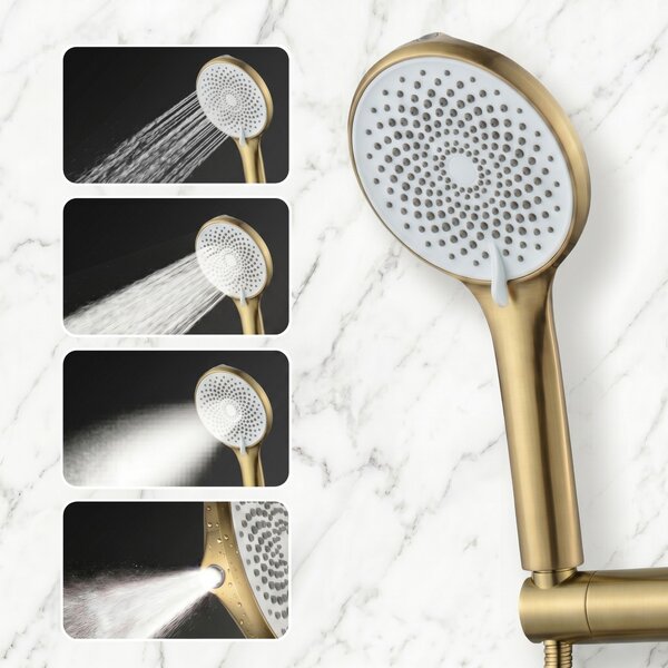 Shower handset REA JS-020 BRUSH GOLD