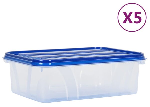 Food Storage Containers with Lids 5 pcs PP
