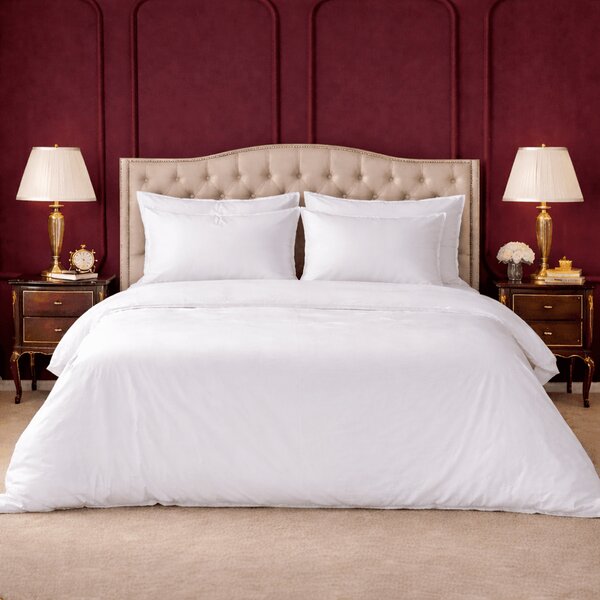 Loomshire Bamboo - White Duvet Cover - Edit 1, King