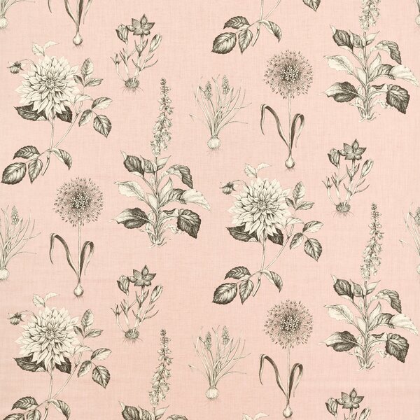 Clarke & Clarke Roseraie Fabric Blush