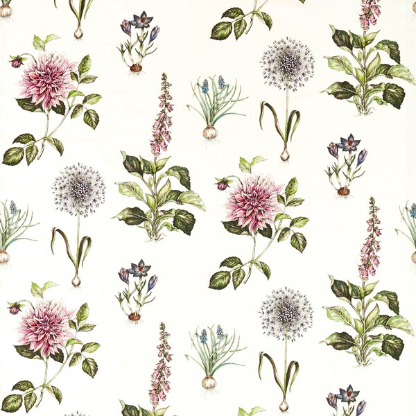 Clarke & Clarke Roseraie Fabric Summer