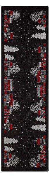 Ekelund Linneväveri Julstad table runner black