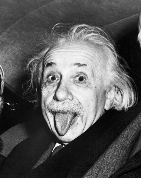 Photography Albert Einstein Sticking Out His Tongue, Bettmann