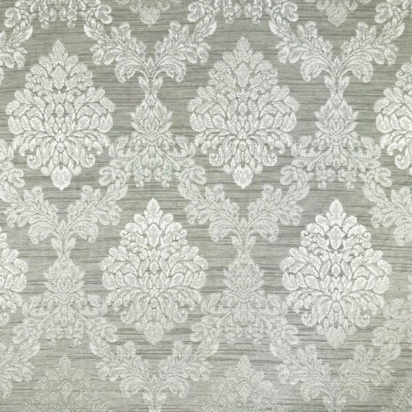 Downton Fabric Silver