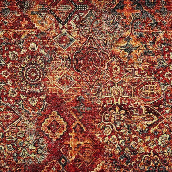 New Baroque Fabric Rust