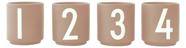 Design Letters Design Letters espresso cup 4-pack Beige