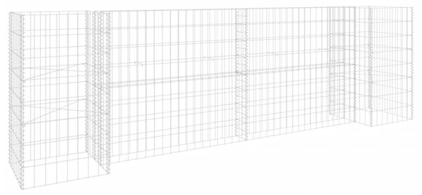 H-Shaped Gabion Planter Steel Wire 260x40x80 cm