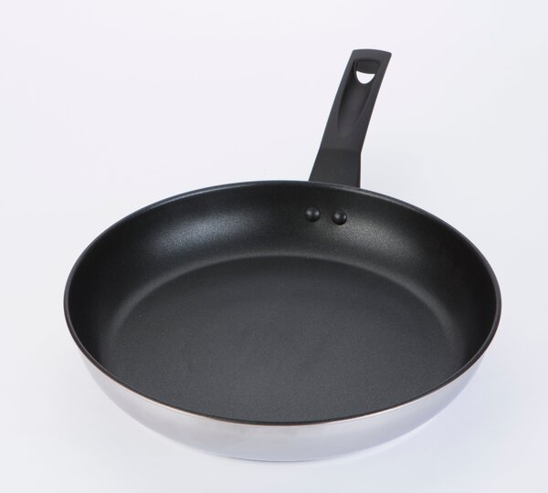Prestige 9x Tougher Open Frying Pan, 29cm Silver