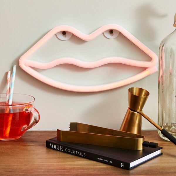 Lips Neon Sign Red