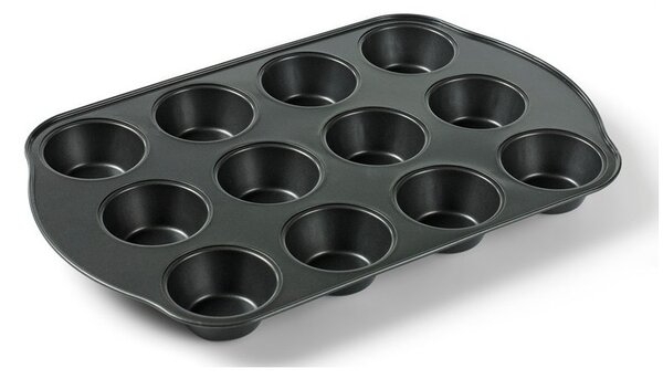 Funktion Function muffin pan nonstick 12 holes Black