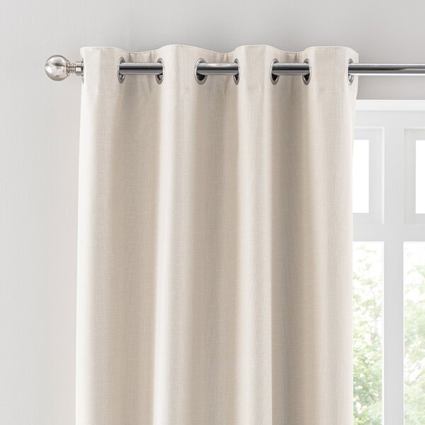 Montreal Cream Thermal Ultra Blackout Eyelet Curtains Cream