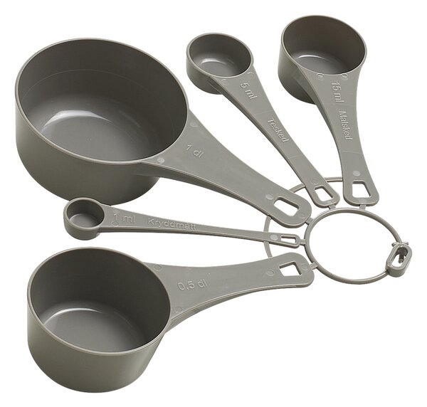 Funktion Function measuring spoon set 5 pieces Gray