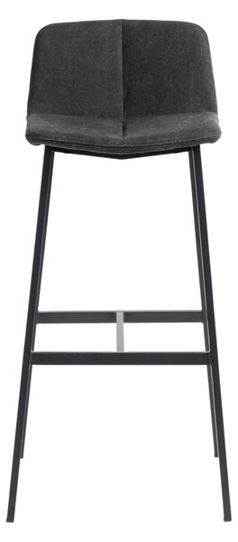 MUUBS Chamfer bar stool 75 Anthracite