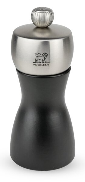 Peugeot Fiji salt mill 12 cm Wood-steel matte black