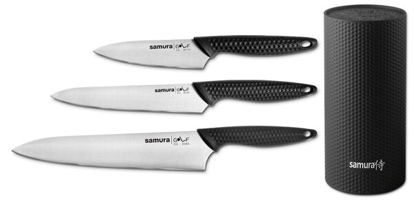 Samura Golf knife set 4 pieces Black