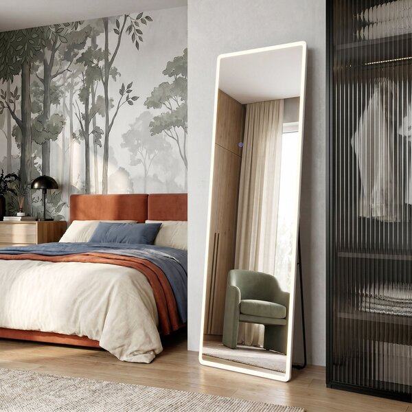 Mirror LED Classico 50x160cm White