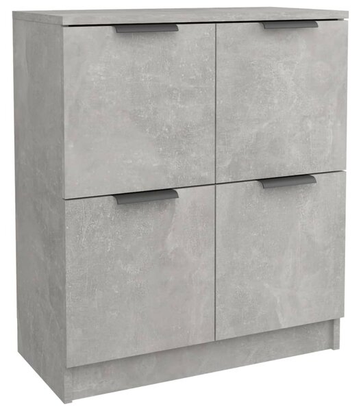 Sideboard Concrete Grey 60x30x70 cm Engineered Wood