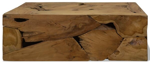 Coffee Table 90x50x30 cm Genuine Teak Brown