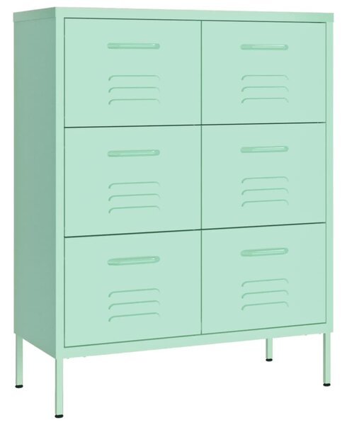 Drawer Cabinet Mint 80x35x101.5 cm Steel