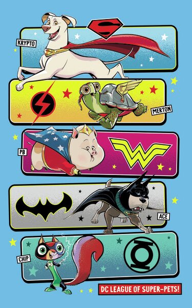 Art Poster DC League of Super-Pets, (26.7 x 40 cm)