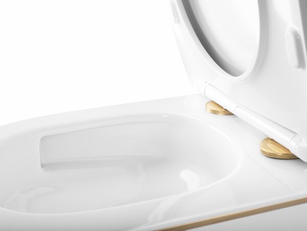 Toilet bowl Rea Carlo Mini Tornado NFQ GOLD EDGE