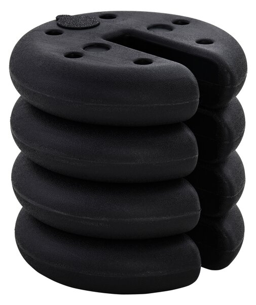 Outsunny Gazebo Tent Sand Leg Weights, Sand Fillable Set of 4 PCs, Marquee Party Tent Canopy Accessory