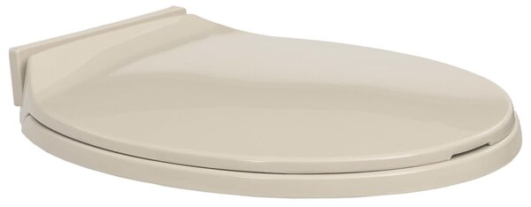 Soft-Close Toilet Seat Apricot Oval