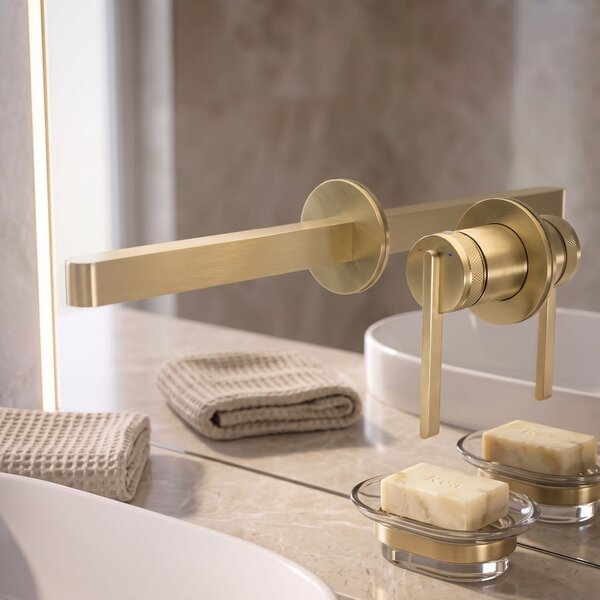 Wall Mounted faucet REA Grace Brush Gold