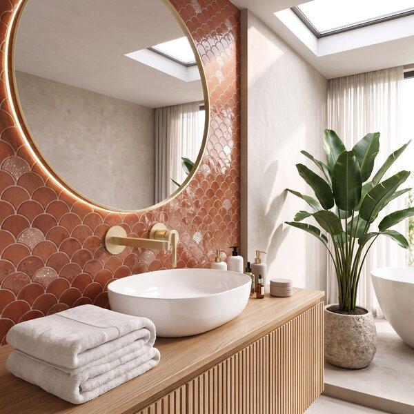 Wall Mounted faucet REA Grace Brush Gold