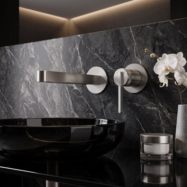 Wall Mounted faucet REA Grace Brush Nickel