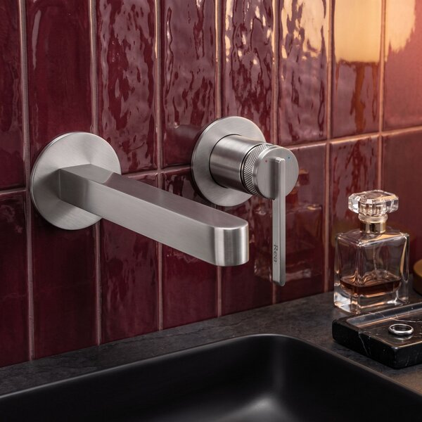 Wall Mounted faucet REA Grace Brush Nickel