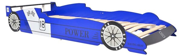 Children's Race Car Bed 90x200 cm Blue