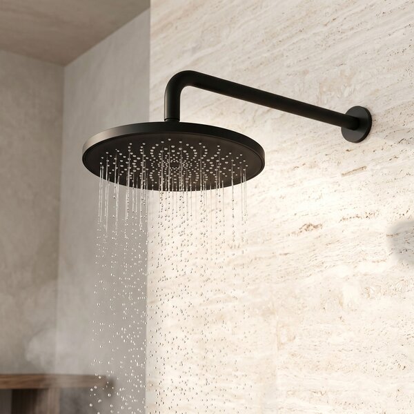 Round rain shower REA JS-021B Black