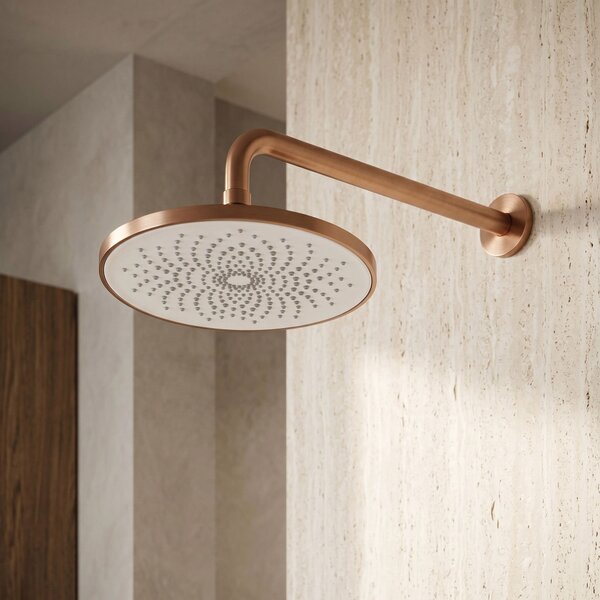 Round rain shower REA JS-021BRG Brush Copper