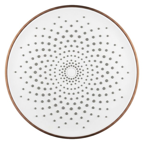 Round rain shower REA JS-021BRG Brush Copper