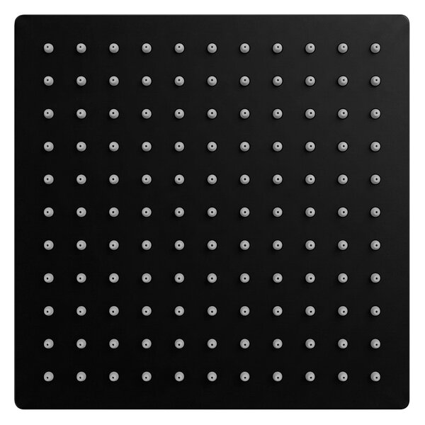 Square rain shower head REA JS-P015B 25cm Black