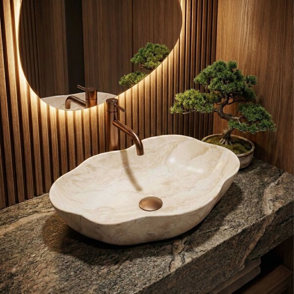 Countertop washbasin Rea Pearl Kallisto