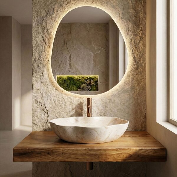 Countertop washbasin Rea Pearl Kallisto